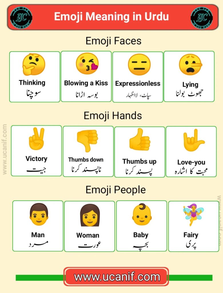 emoji meaning in urdu